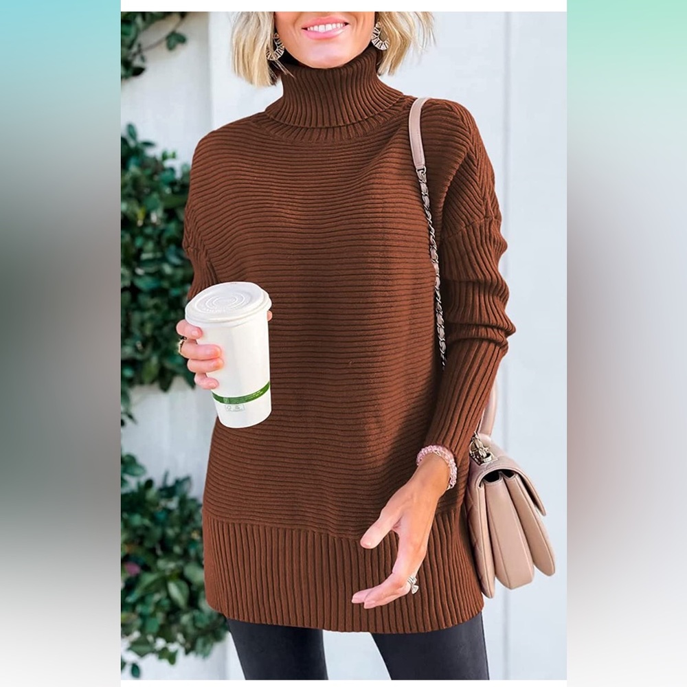 Womens Turtleneck Oversized Sweaters